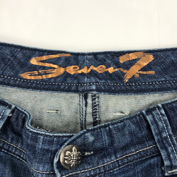 Seven7 Sequin Pocket Jeans, Size 18 - Picture 3 of 7